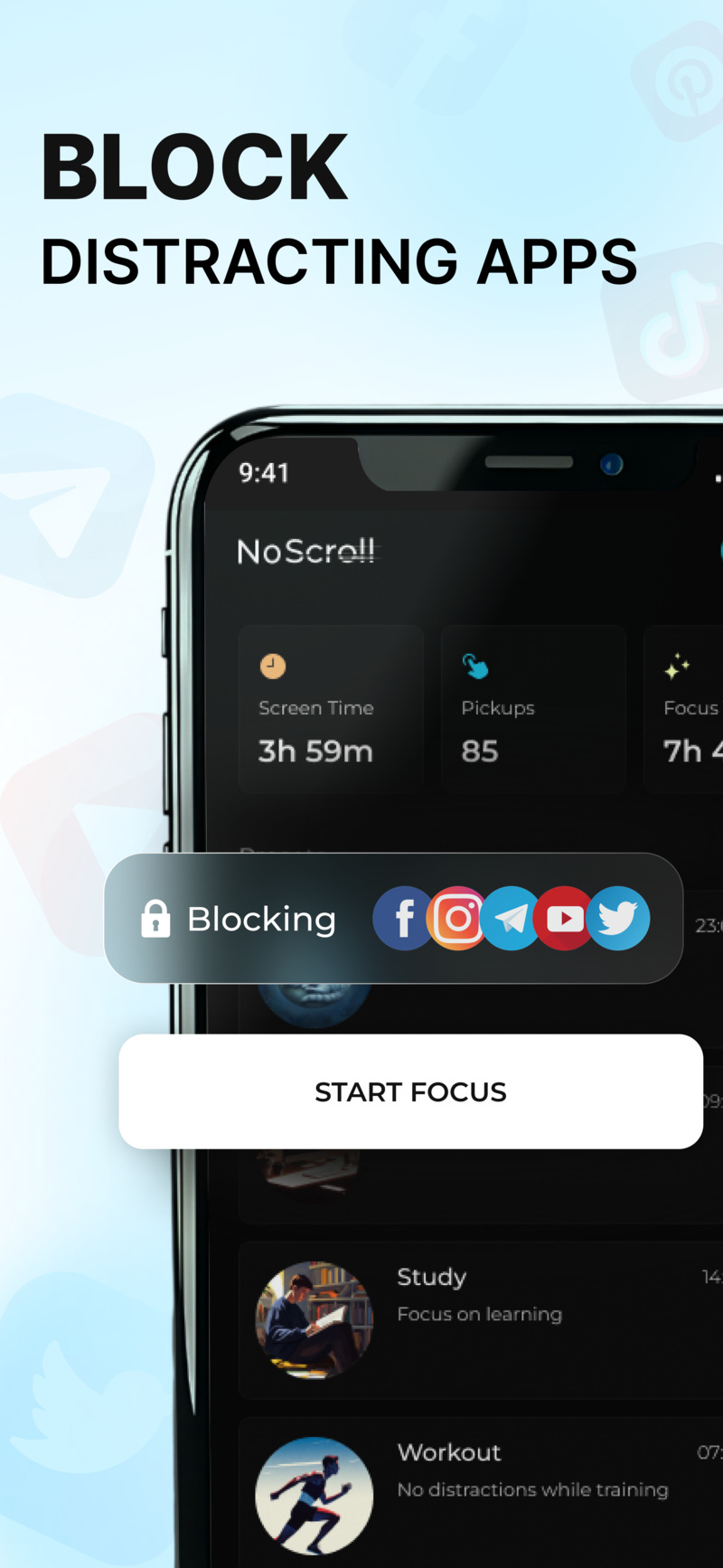 Спокой — Focus & Screen Time